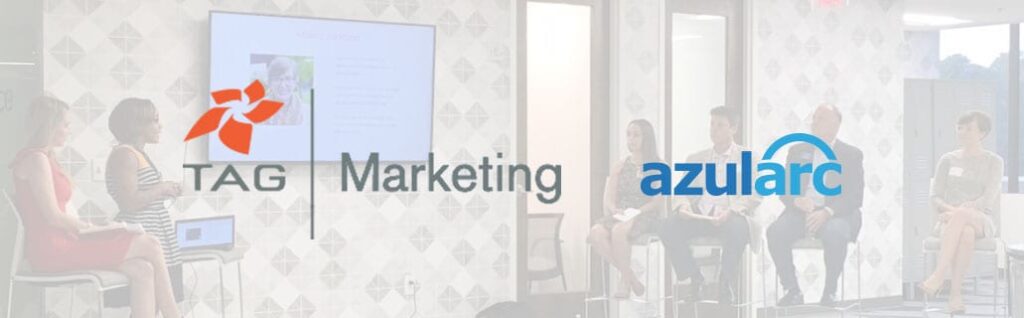 TAG Marketing and Azul Arc logos